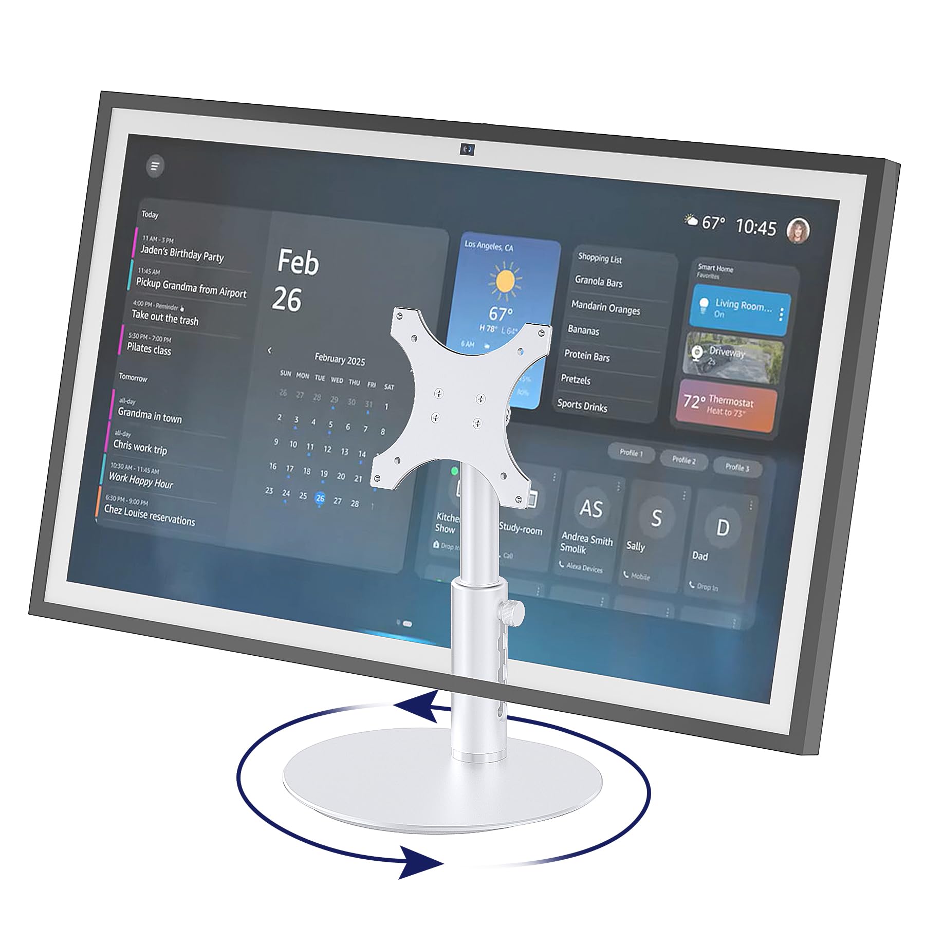 Amazon.com: WAWXH1314 Rotatable & Tiltable Stand for Echo Show 21